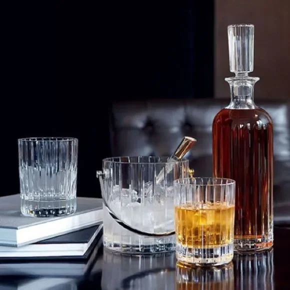 Baccarat Harmonie Crystal Ice Bucket. Made in France. Hand Wash. 5”H Beautiful - Picture 3 of 14